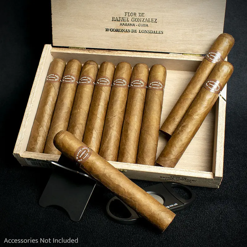 Rafael Gonzalez Coronas De Lonsdales Cuban Cigars - Box 10 1