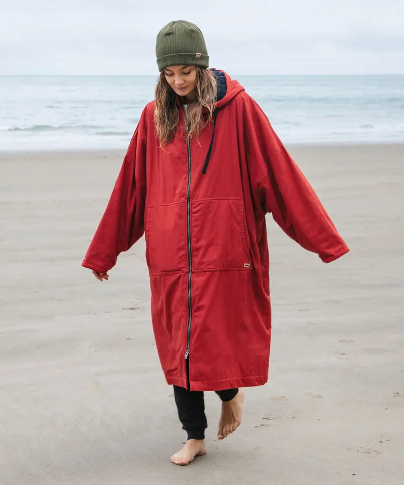 Rapanui Women's Changing Robe - Rust 1