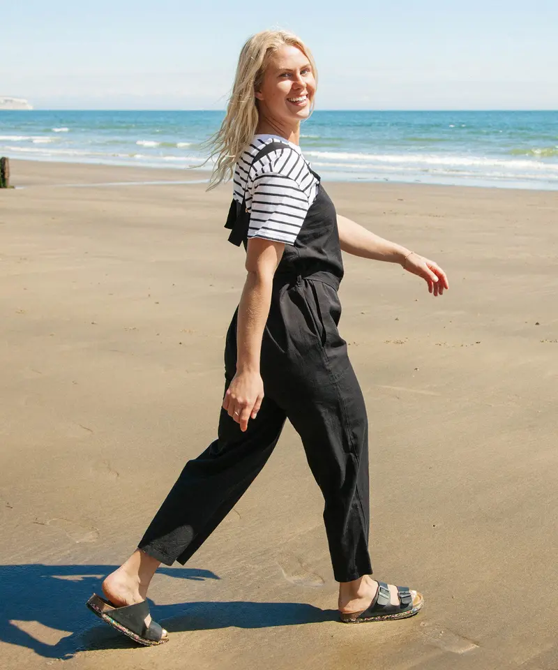 Rapanui Women's Organic Jumpsuit - Black 4