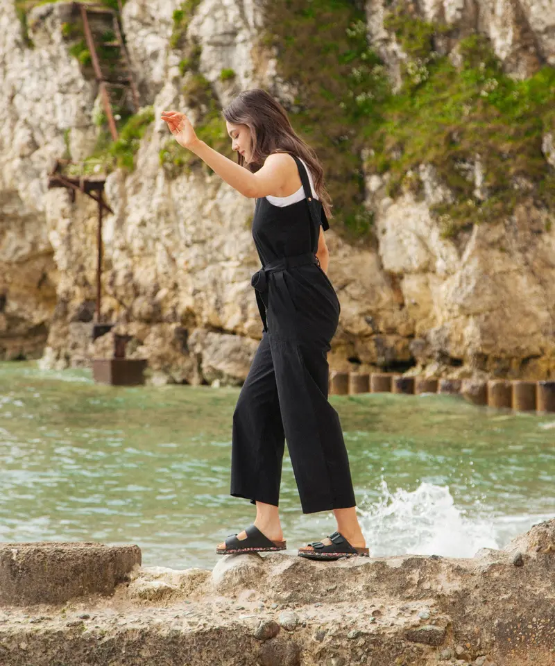 Rapanui Women's Organic Jumpsuit - Black 5