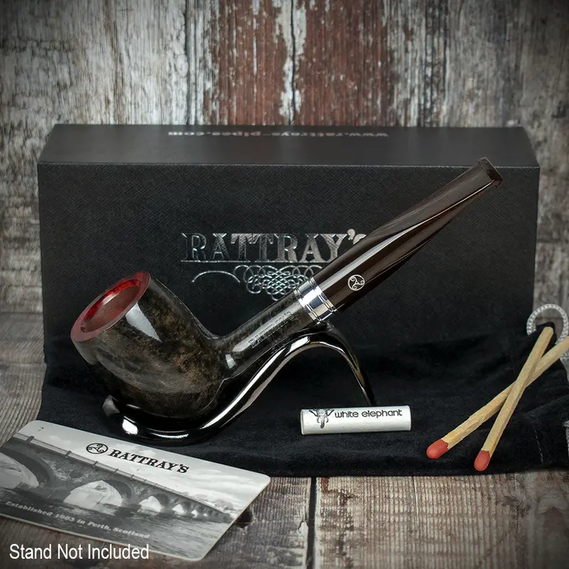 Rattray's Alba Briar Smoking Pipe - Shape No 37 2