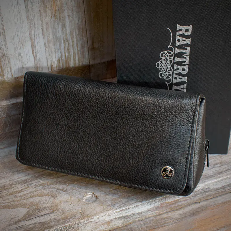 Rattray's Black Knight Leather Pipe Tobacco Pouch - Combo 1 1