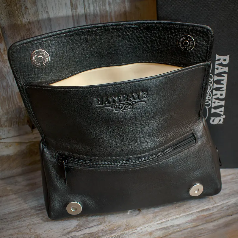 Rattray's Black Knight Leather Pipe Tobacco Pouch - Combo 1 2