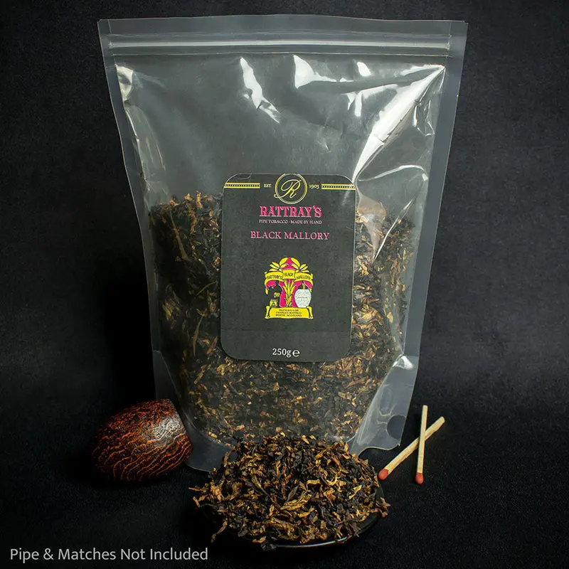 Rattray's Black Mallory Pipe Tobacco - 25G Loose 2