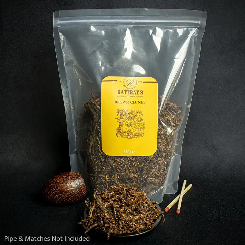 Rattray's Brown Clunee Pipe Tobacco - 250G Bag 1