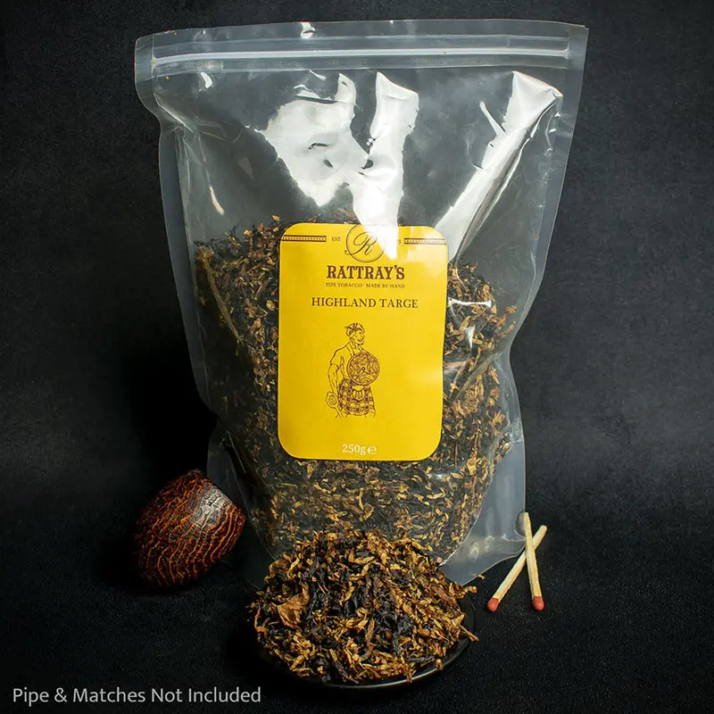 Rattray's Highland Targe Pipe Tobacco - 250G Bag 1