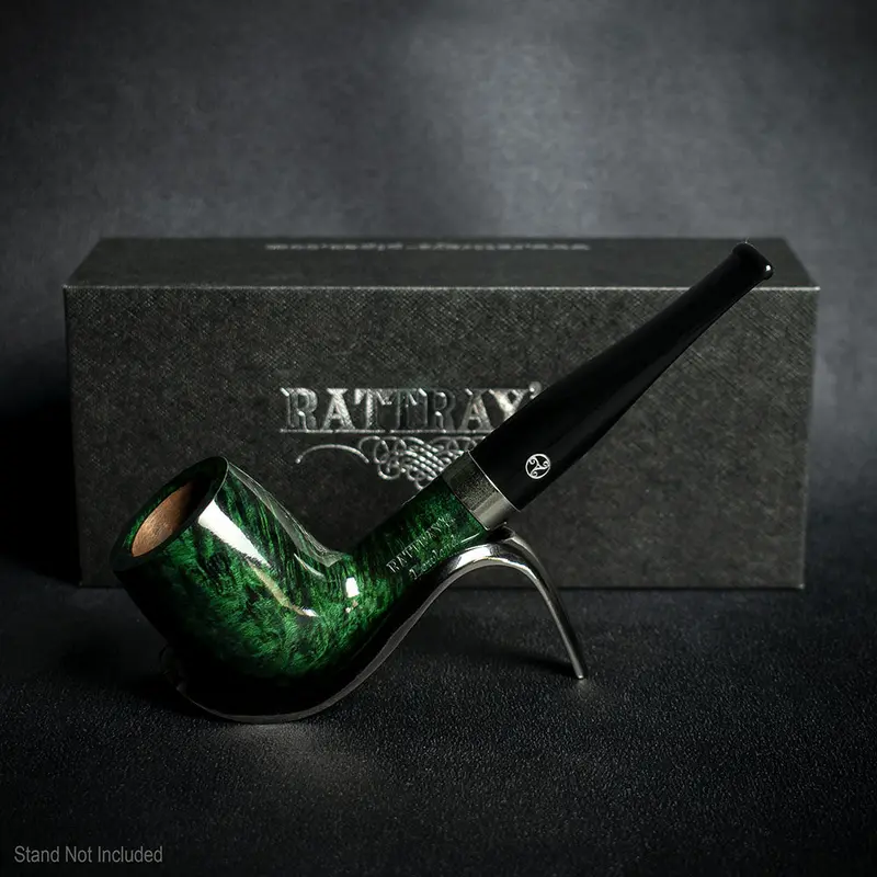 Rattray's Lowland 37 Green Smooth 9Mm Pipe 2