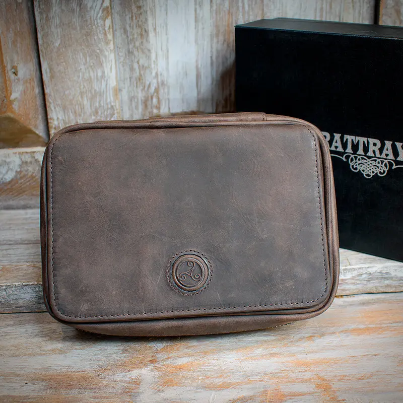 Rattray's Peat Leather 3 Pipe Tobacco Pouch 1