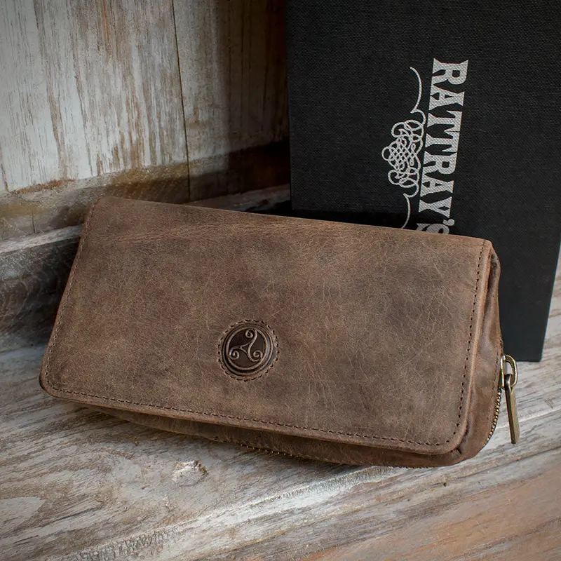 Rattray's Peat Leather Pipe Tobacco Pouch - Combo 1 1