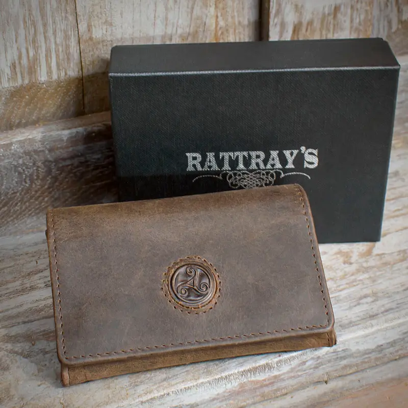 Rattray's Peat Leather Pipe Tobacco Pouch - Small Stand Up 2 1