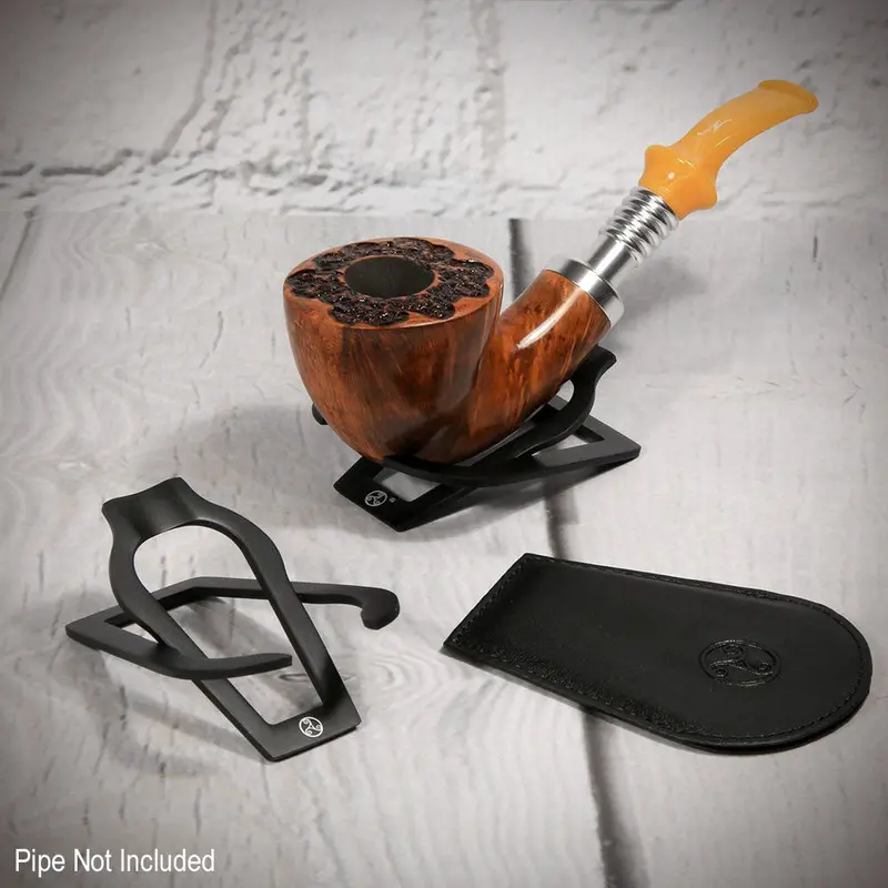 Rattray's Single Folding Pipe Rest Matte Black 1