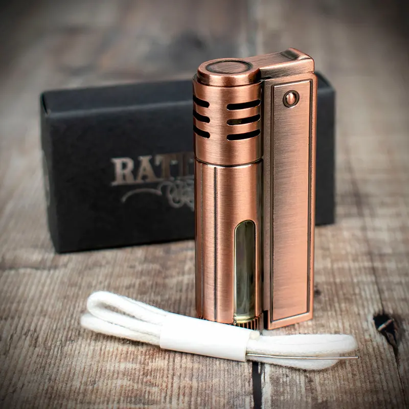 Rattray's Steam Punk Petrol Lighter - Rose Gold Finish 1