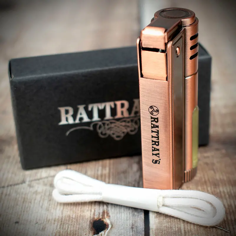 Rattray's Steam Punk Petrol Lighter - Rose Gold Finish 2