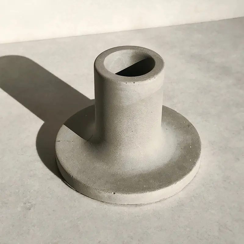 Rawr Grey Concrete Candlestick 1