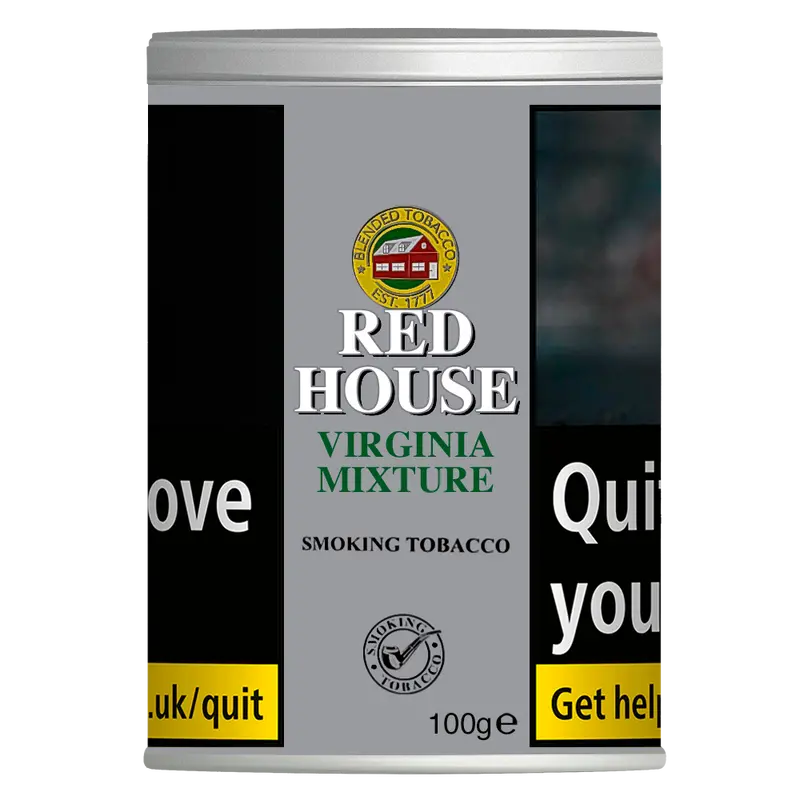 Red House Virginia Mixed Smoking Tobacco - 100G Tub 1
