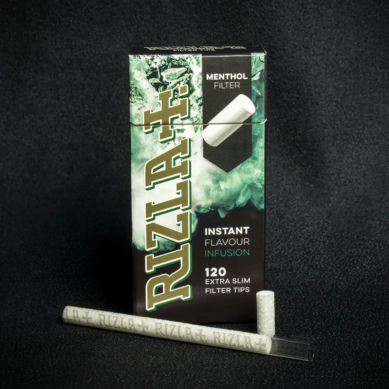 Rizla Menthol Extra Slim Filter Tips - 120 Pack 1