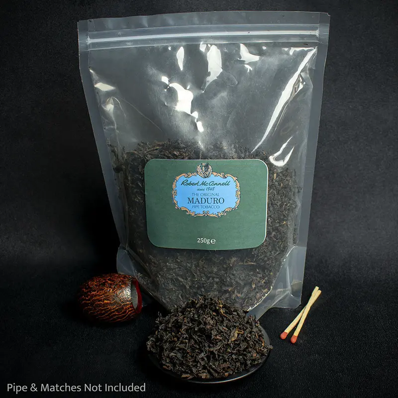 Robert Mcconnell Maduro Superb Pipe Tobacco (Rum) - 250G Bag 1