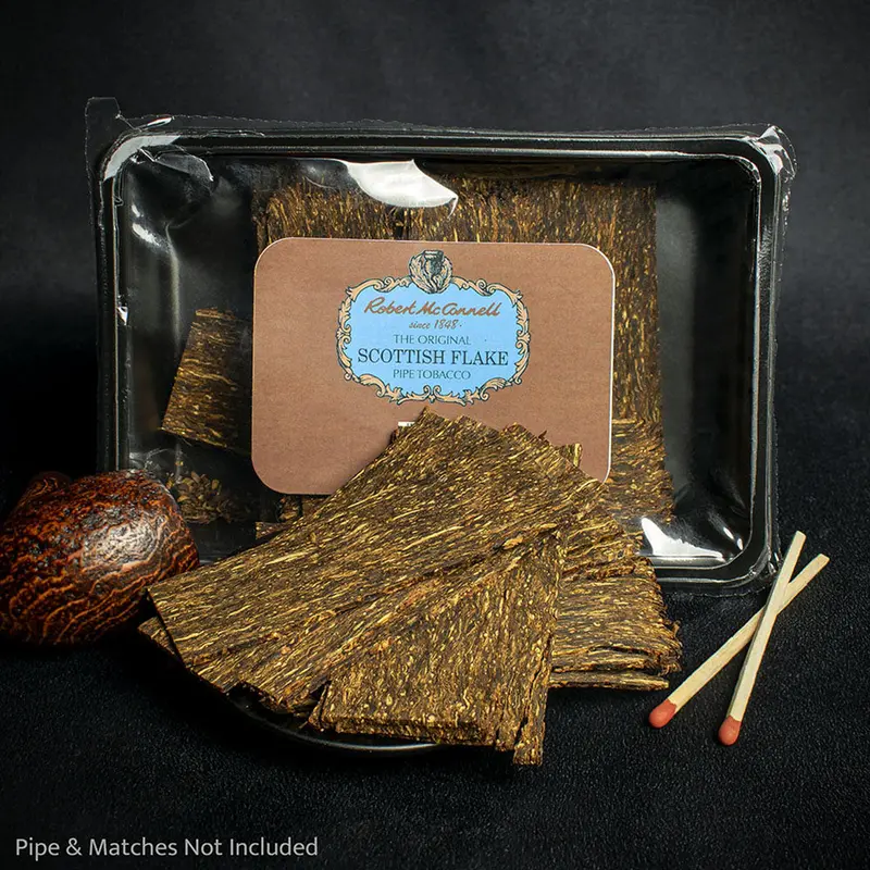 Robert Mcconnell Scottish Flake Pipe Tobacco - 250G Bag 1