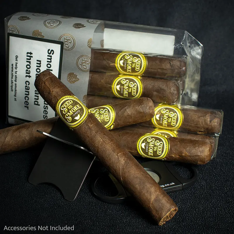 Rocky Patel Seed To Smoke Classic Maduro Toro Cigars - Pack Of 10 1