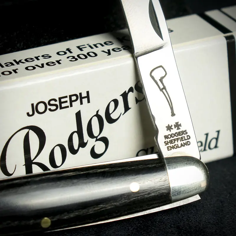 Rodgers Classic Pipe Smokers Knife - Blackwood Handle 2