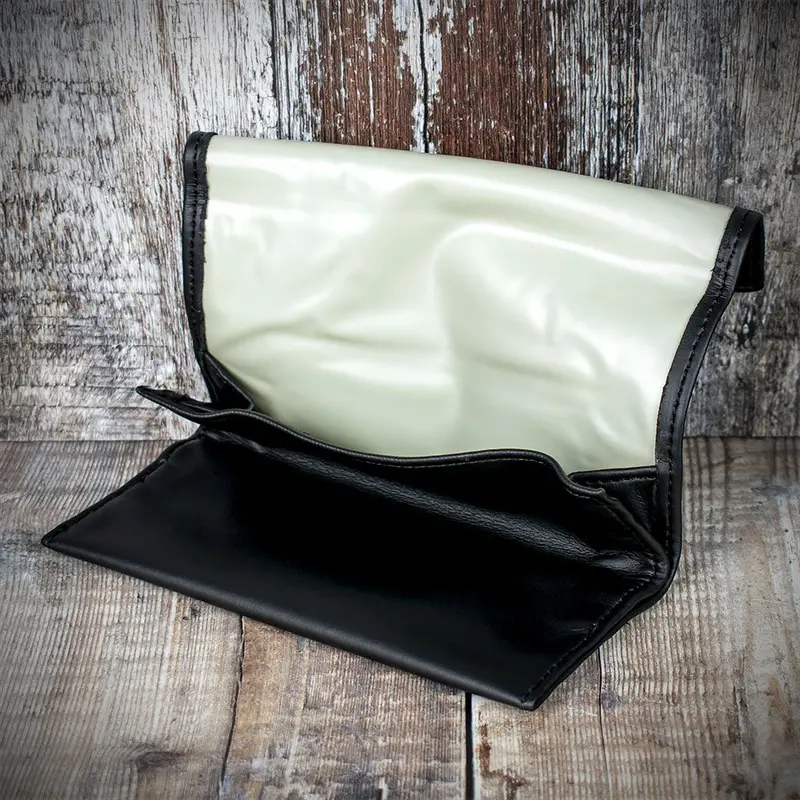 Roll-Up & Button Pipe Tobacco Pouch - Black 2