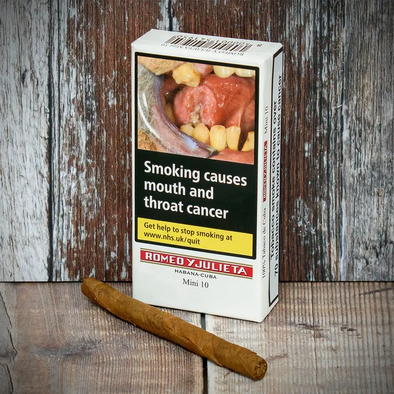 Romeo Y Julieta Mini Cuban Cigarillos - Pack Of 10 1
