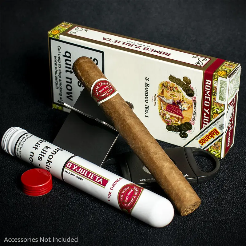 Romeo Y Julieta No.1 Tubos Cuban Cigars - 3 Pack 2