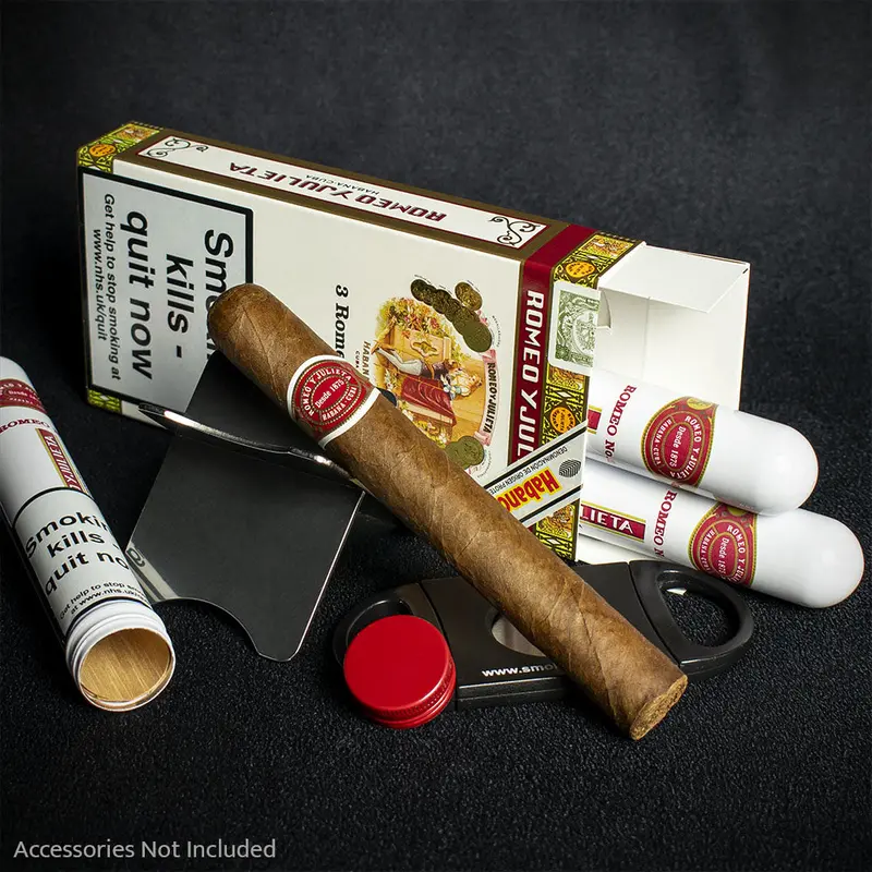 Romeo Y Julieta No.2 Tubos Cuban Cigars - 3 Pack 1