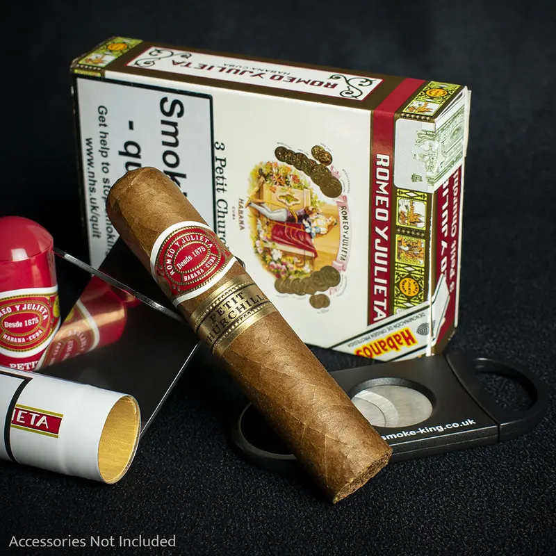 Romeo Y Julieta Petit Churchills Tubos Cuban Cigars - 3 Pack 2