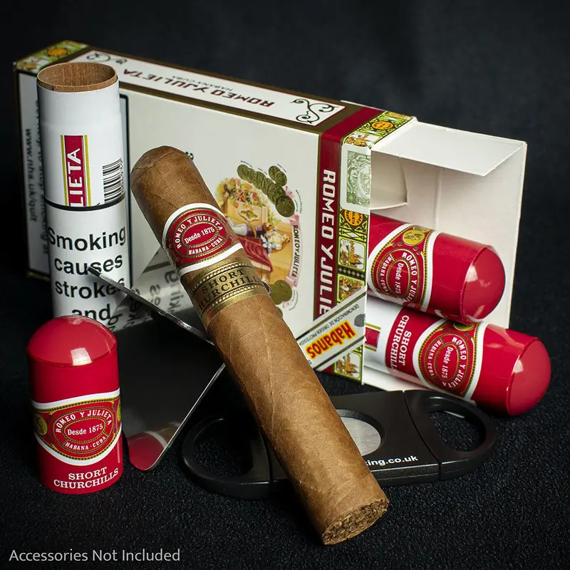 Romeo Y Julieta Short Churchill Tubos Cuban Cigars - 3 Pack 1