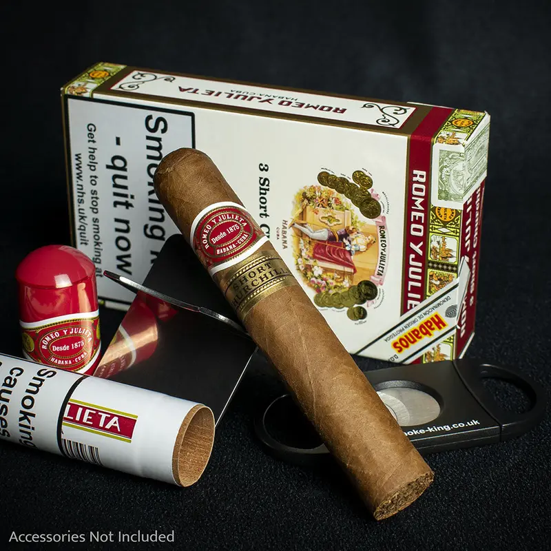 Romeo Y Julieta Short Churchill Tubos Cuban Cigars - 3 Pack 2