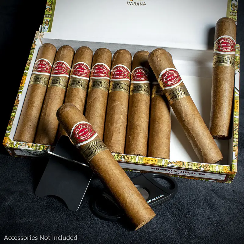 Romeo Y Julieta Wide Churchill Cuban Cigars - Box Of 10 1