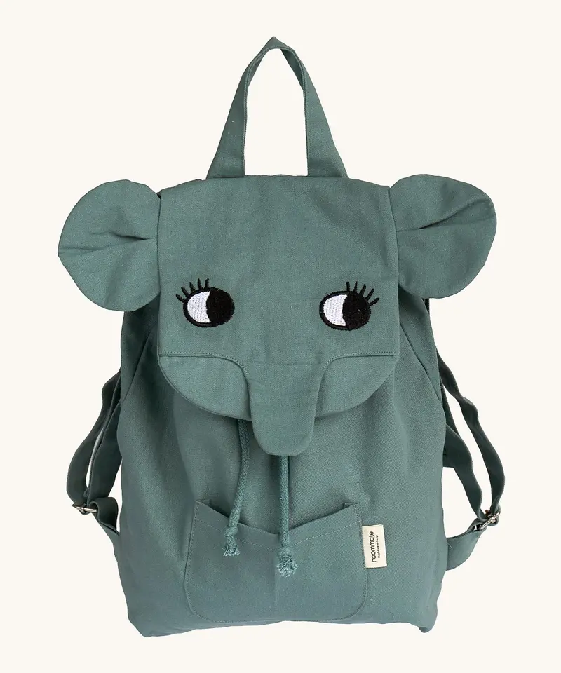 Roommate Kids Canvas Backpack - Elephant 1