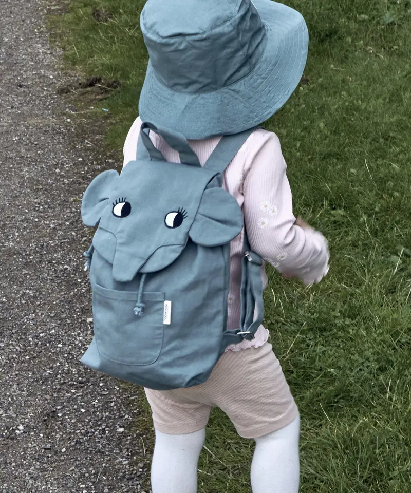 Roommate Kids Canvas Backpack - Elephant 2