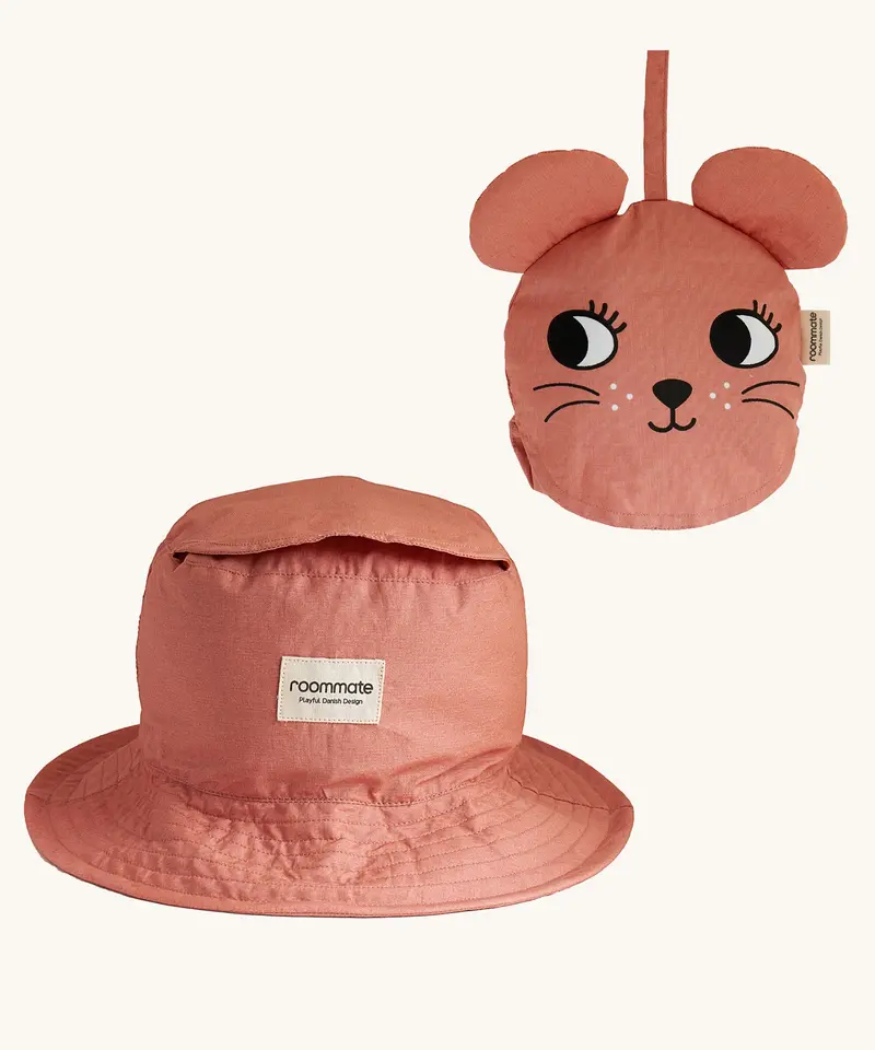 Roommate Kids Pink Bucket Hat - Mouse 1