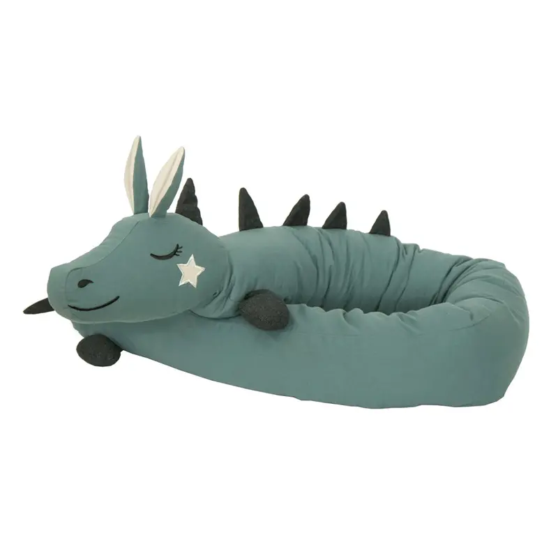 Roommate Lazy Long Dragon Cushion - Sea Grey 1