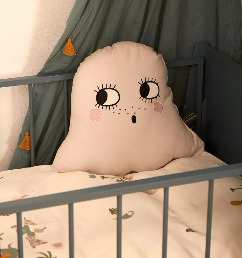 Roommate Off White Ghost Cushion 2
