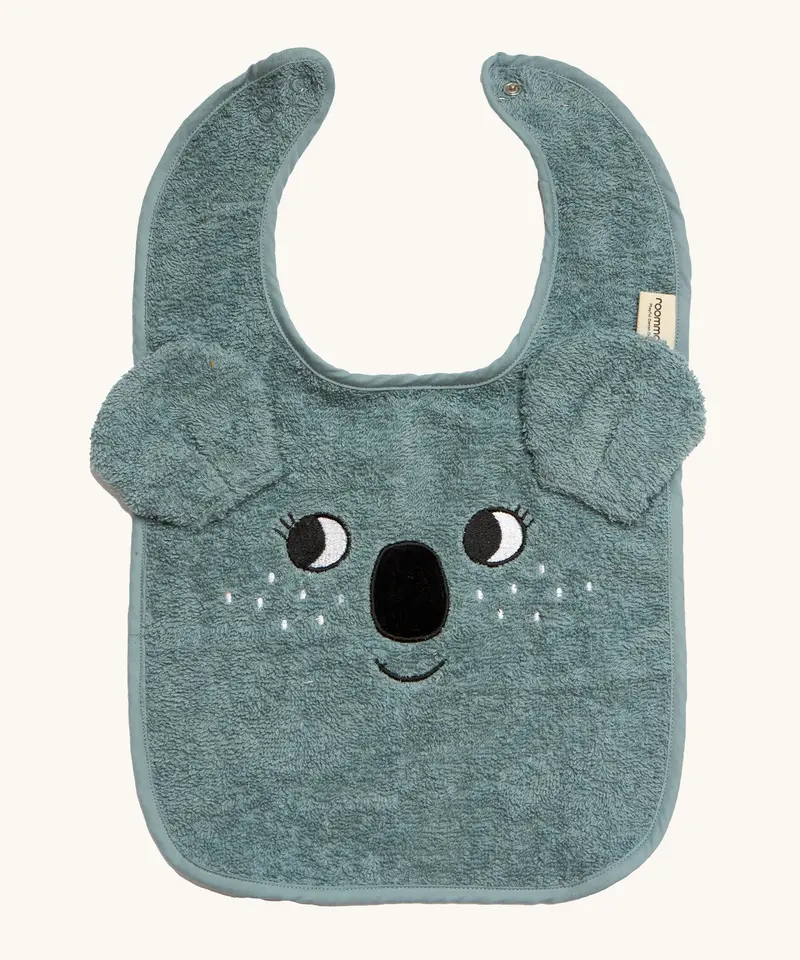 Roommate Organic Cotton Baby Bib - Koala 1