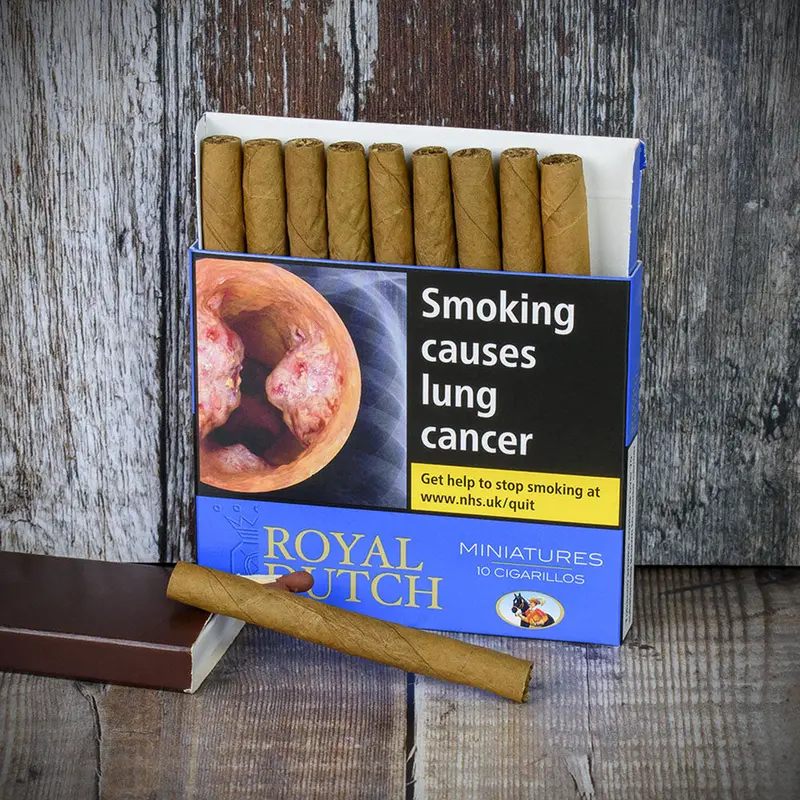 Royal Dutch Blue Miniatures Cigarillos - Pack Of 10 2