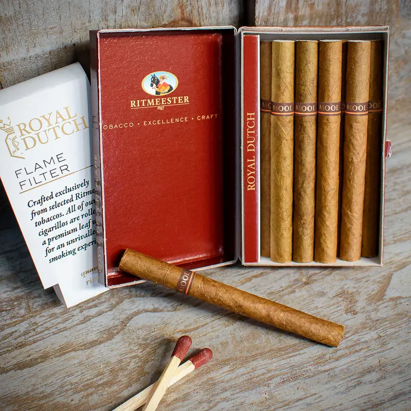 Royal Dutch Flame (Vanilla & Honey) Filter Cigarillos - 10 Pack 2