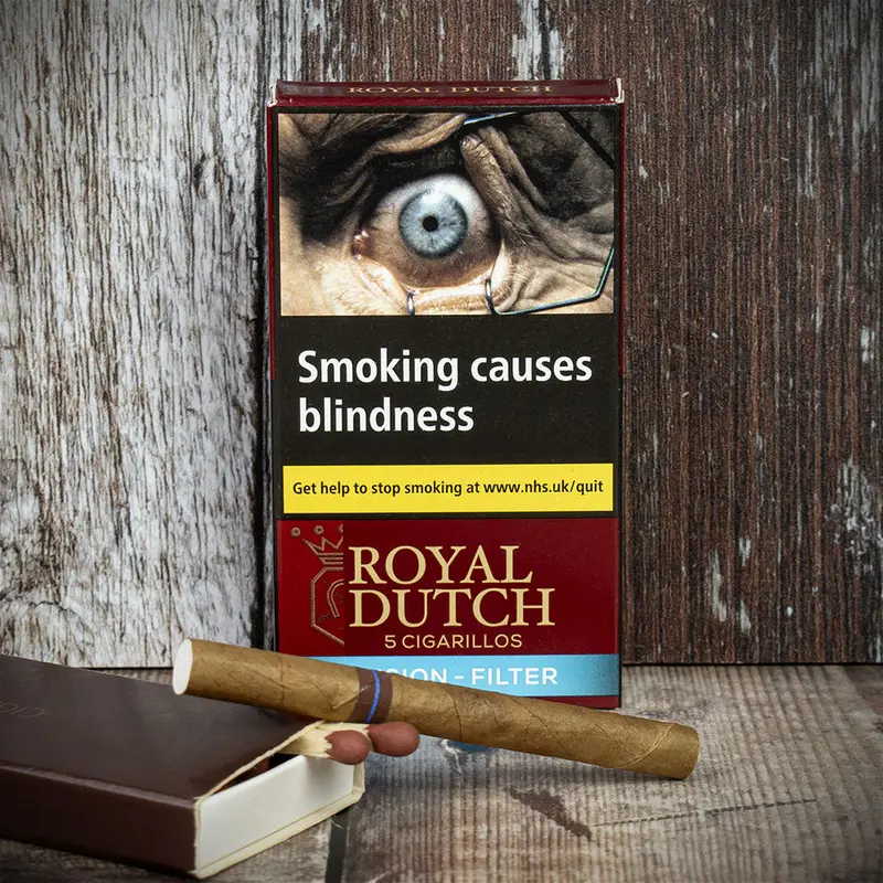 Royal Dutch Fusion (Salted Caramel) Filter Cigarillos - 5 Pack 1