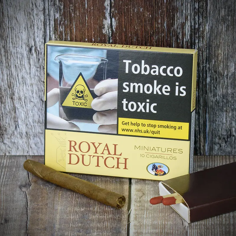 Royal Dutch Gold Miniature Cigarillos - Pack Of 10 1
