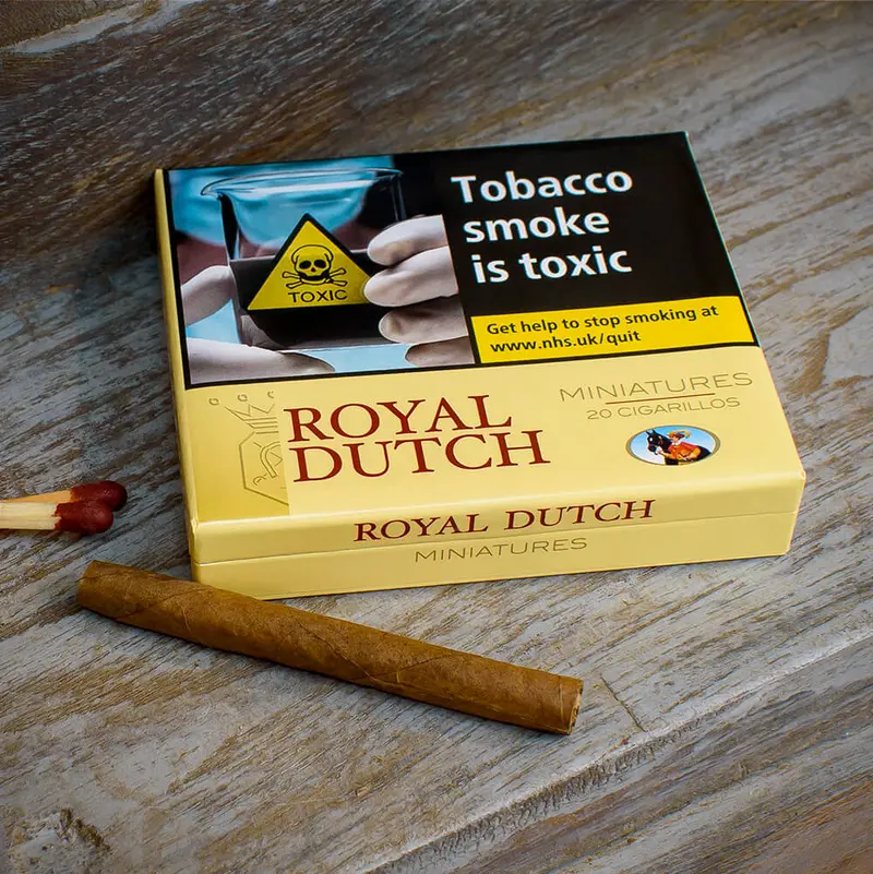 Royal Dutch Gold Miniatures Cigarillos - Pack Of 20 1