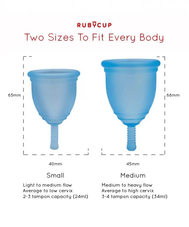 Ruby Cup Menstrual Cup 5