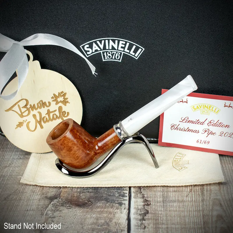 Savinelli 2023 Limited Edition Christmas Briar Smoking Pipe - (61/69) 2