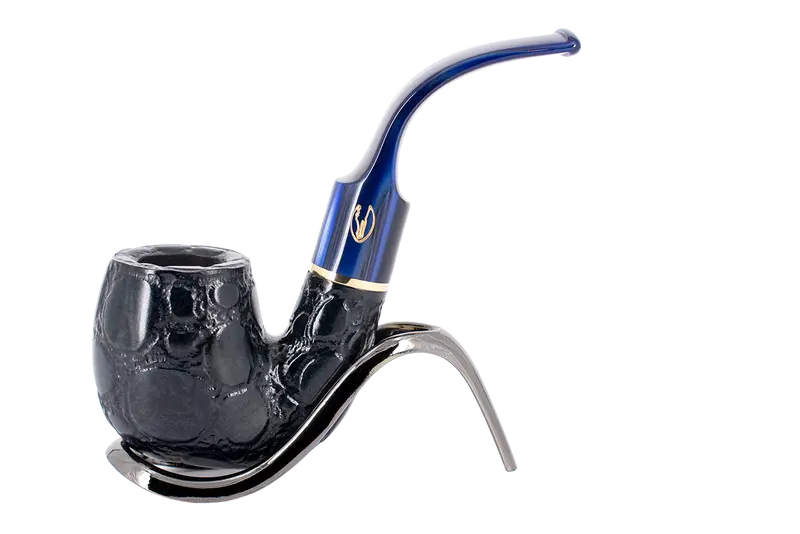 Savinelli Alligator Blue 6Mm Briar Smoking Pipe - Shape 614 1