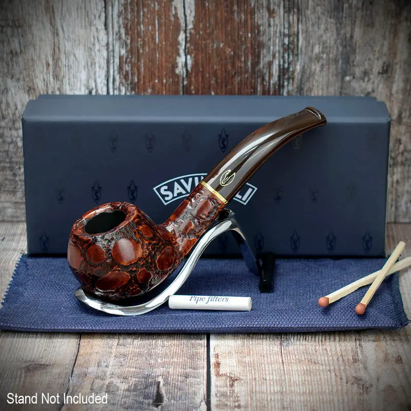 Savinelli Alligator Brown 673 - 6Mm Briar Pipe 2