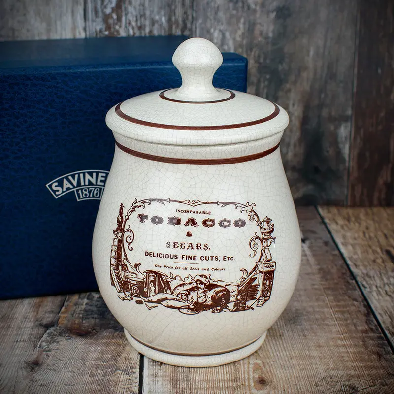 Savinelli Antico Segars Ceramic Tobacco Storage Jar 1