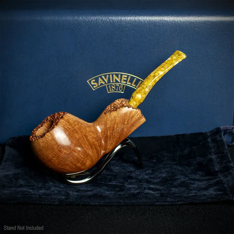 Savinelli Autograph (Limited Edition) 000 Smooth Natural Briar Pipe - 01 2
