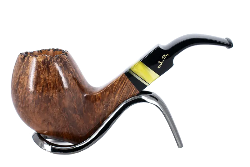 Savinelli Autograph (Limited Edition) 8 Smooth Natural Briar Pipe - 01 1